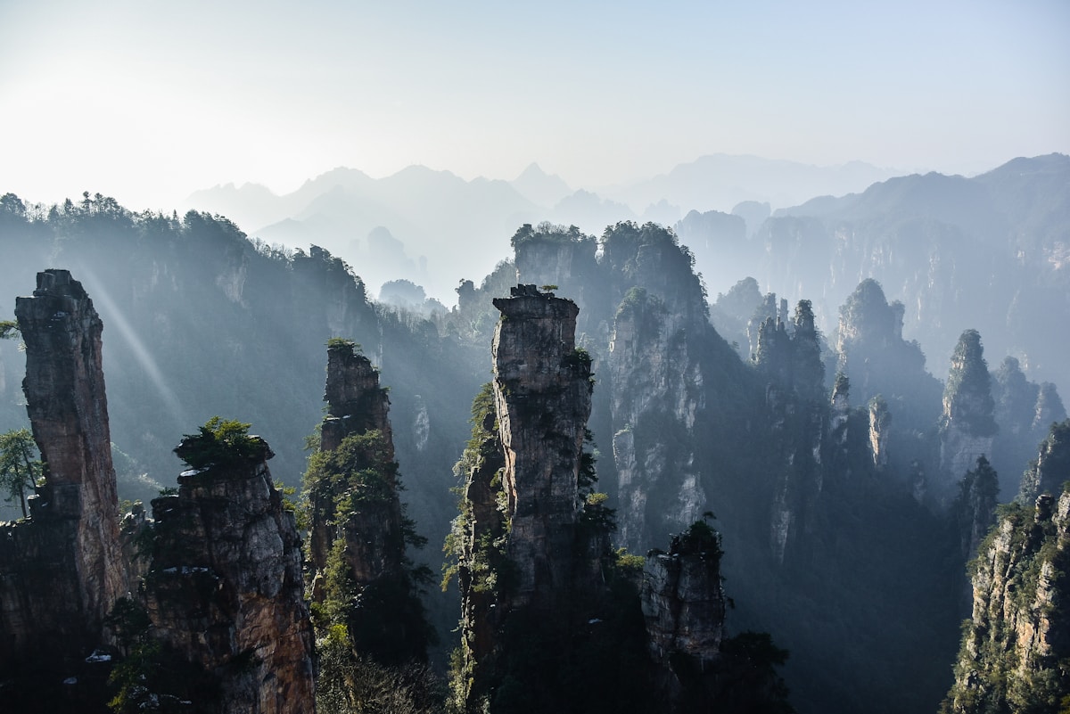 Avatar Hallelujah Mountain sandstone pillar rising above forest