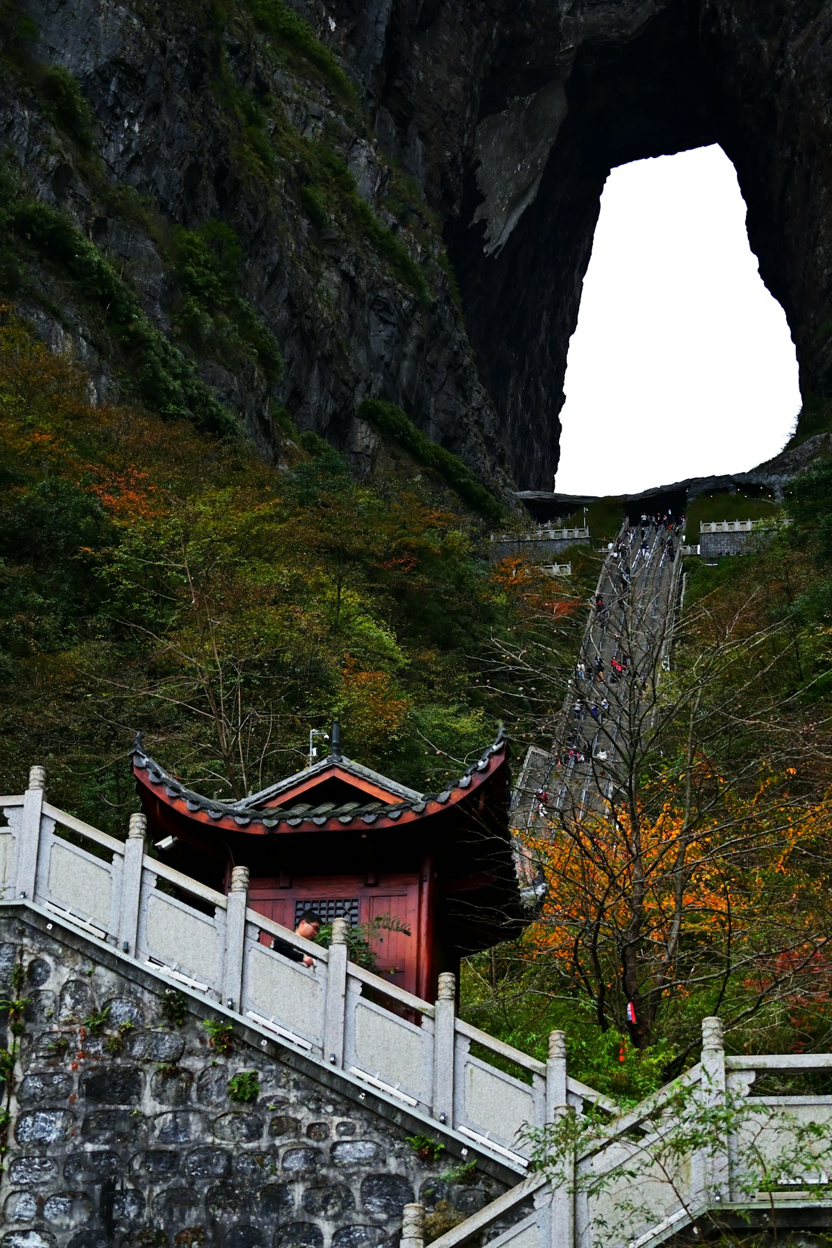 Dramatic Zhangjiajie landscape for destination comparison